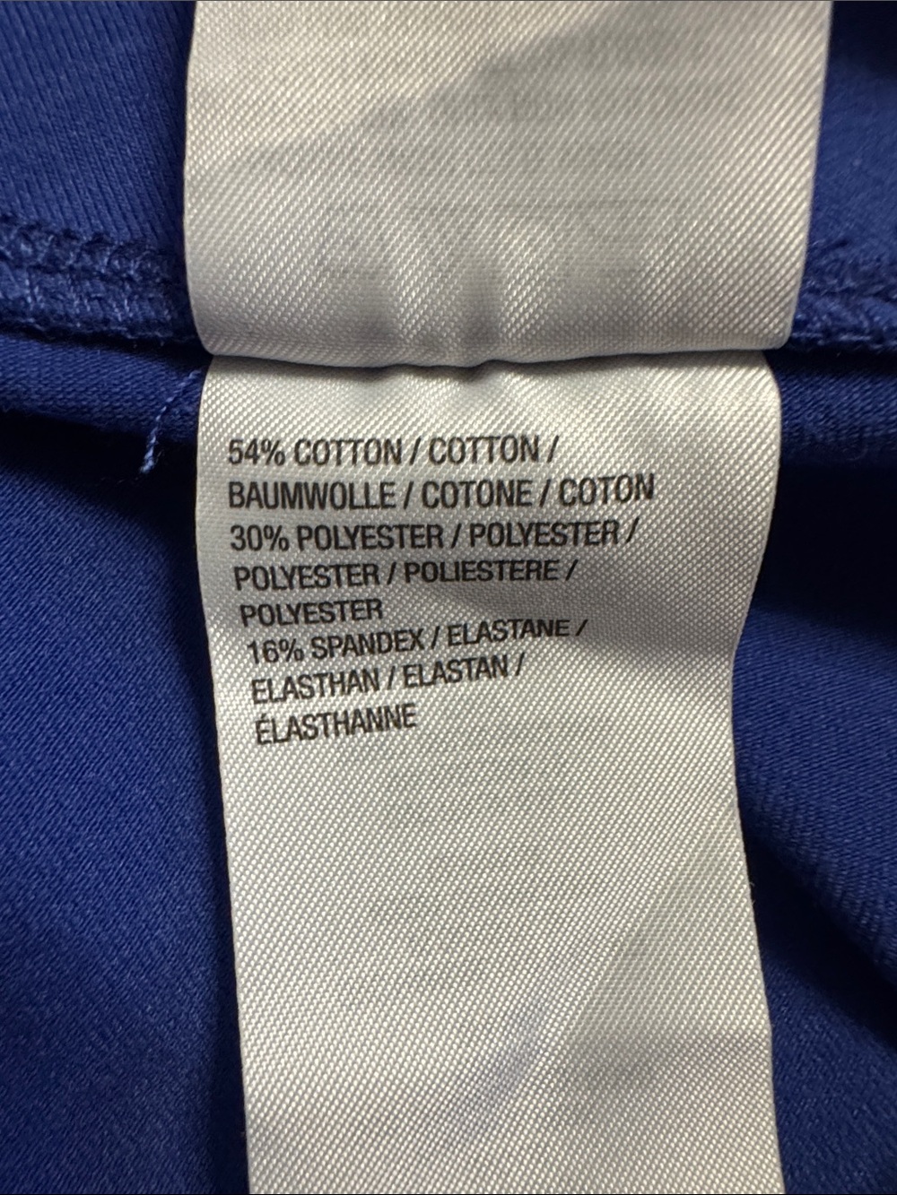 Women with Control Royal Blue Capris - Picture 4 of 4